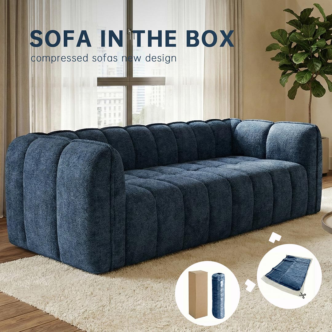 Compressed Sofa - Three Seat